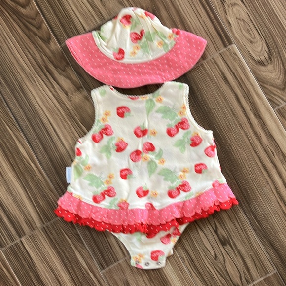 Strawberry Girl Baby Outfit. - Picture 3 of 4